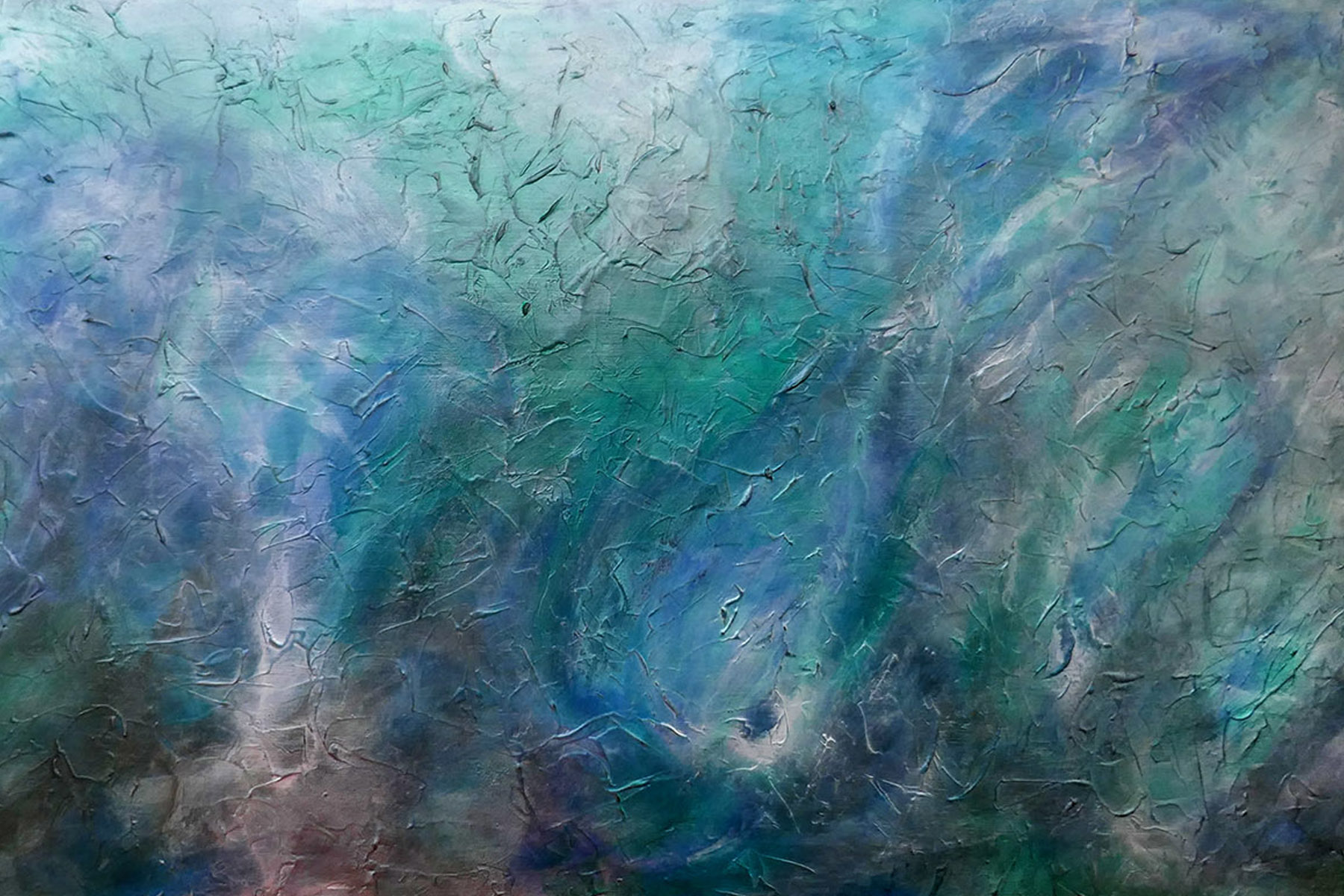 Northern Lights in Space - SOLD - Image 2
